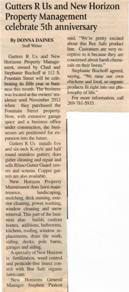 In News - Gutters R Us